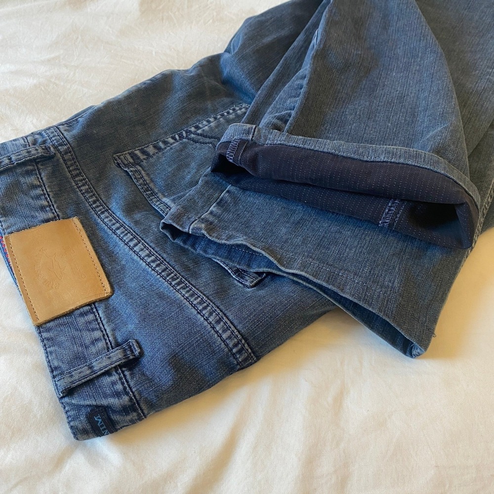 Paul & Shark Yachting Men's Washed Blue Denim Compact Stretch Jeans  size 38x32 - Picture 8 of 8